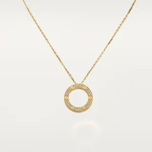 LOVE pendant, paved